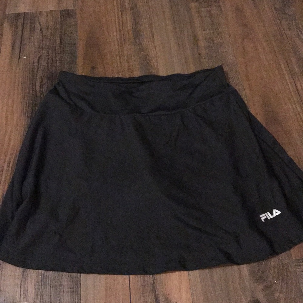 Fill black tennis skirt